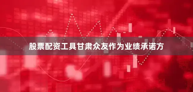 股票配资工具甘肃众友作为业绩承诺方